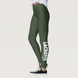 Leggings Deporte Lacrosse en Evergreen