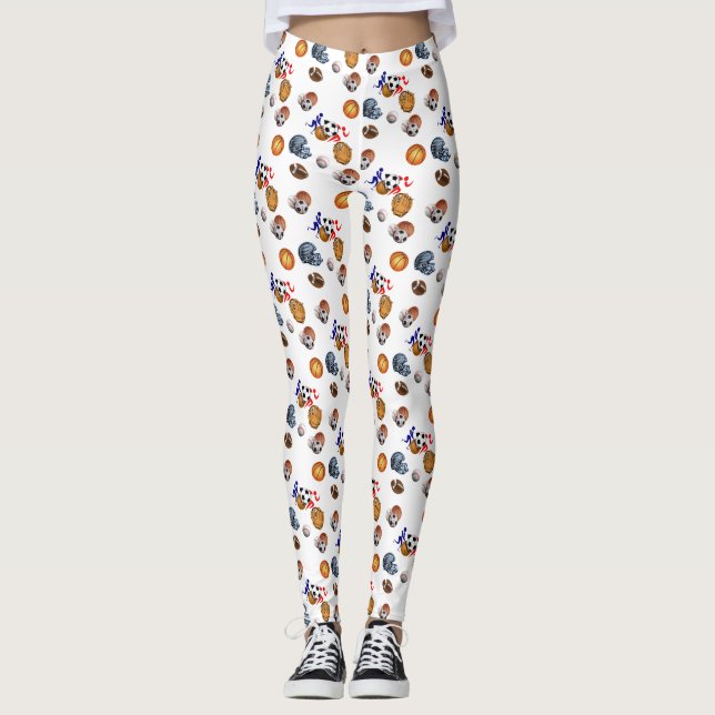Leggings Deportes de las piernas (Anverso)