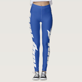 Leggings deportes de motor satomi "satomi angel blue"
