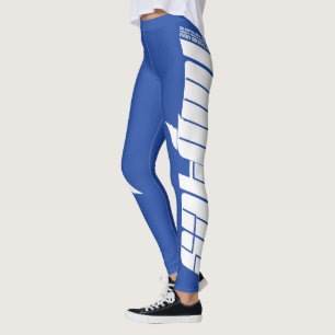 Leggings deportes de motor satomi "satomi angel blue"