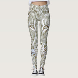 Leggings Deportes del estampado de animales del león