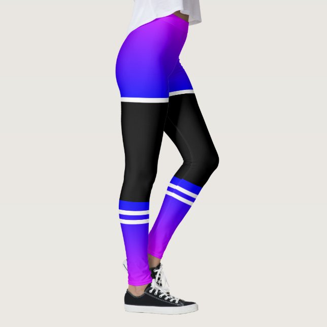 Leggings deportivas con falsos pantalones cortos y (Derecha)