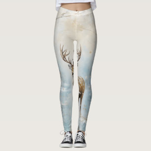 Leggings Depósito de bosque de bosques congelado