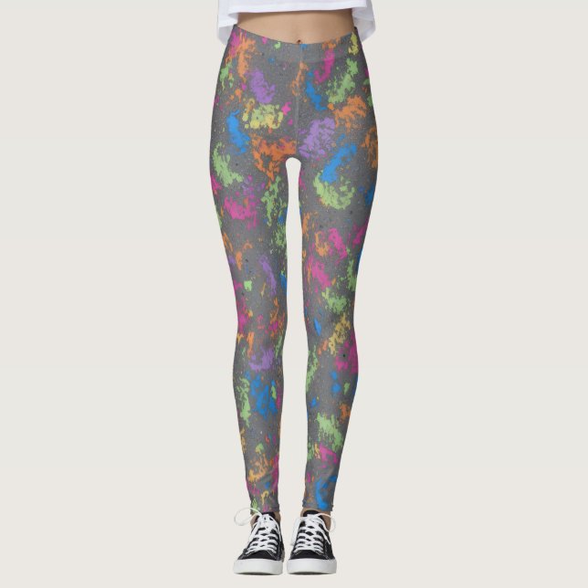 Leggings Deriva de Pigmento de Terciopelo (Anverso)