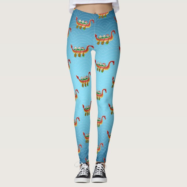 Leggings Derrame de arroz pegajoso en el Festival del Barco (Anverso)