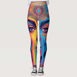 Leggings Derretimiento de las leyendas de la realidad - Art