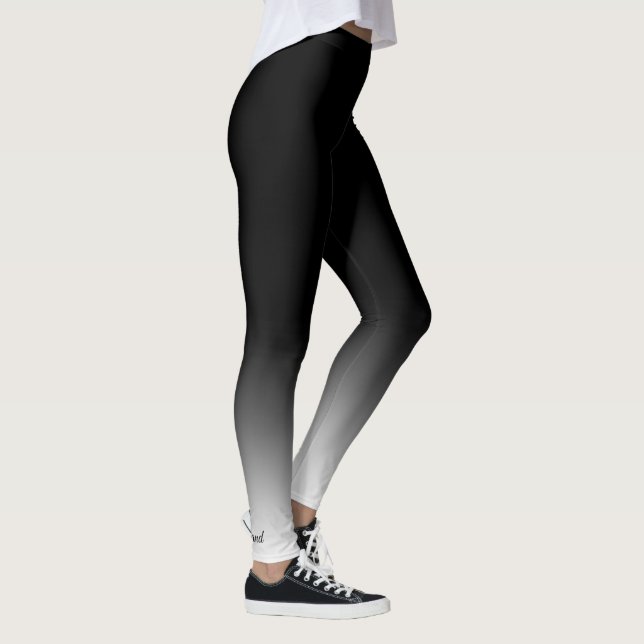 Leggings Descolórese para ennegrecerse (Derecha)