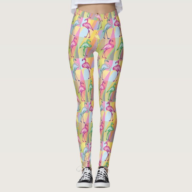 Leggings Desfile Flamingo (Anverso)