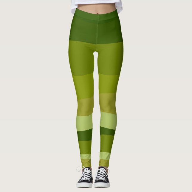 Leggings Desierto colorido verde de Guay bonito (Anverso)