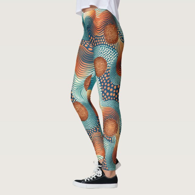 Leggings Design-Leggings mit ausgefallenem Muster  (Izquierda)