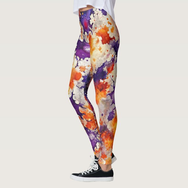Leggings Design-Leggings mit ausgefallenem Muster  (Izquierda)