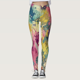 Leggings Design-Leggings mit ausgefallenem Muster 