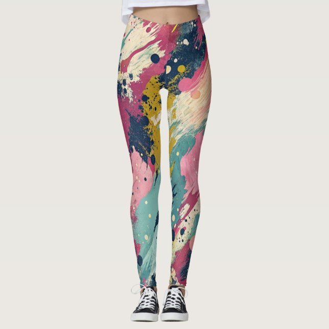 Leggings Design-Leggings mit ausgefallenem Muster  (Anverso)