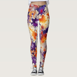 Leggings Design-Leggings mit ausgefallenem Muster 