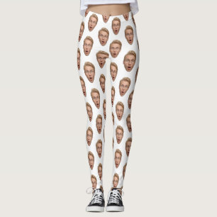 Leggings Despedida de soltera divertida con cara personaliz