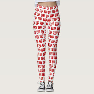 Leggings Despertar las piernas rojas