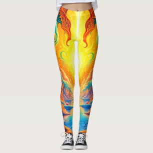 Leggings Despertar una ciudad de luz divina