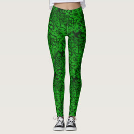 Leggings Desplazamiento Verde