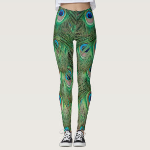 Leggings Desplome de pavo real