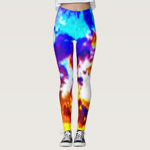 Leggings Destacar en estas piernas, amarillo, Naranja, azul