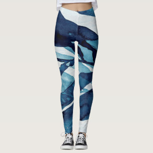 Leggings Desviación azul I
