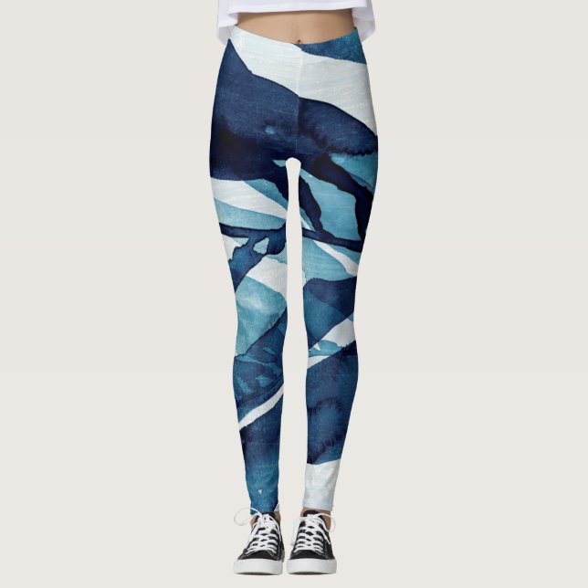 Leggings Desviación azul I (Anverso)