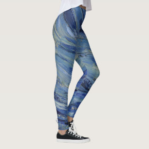 Leggings Detalle "Noche estrellada" cerrado por Van Gogh
