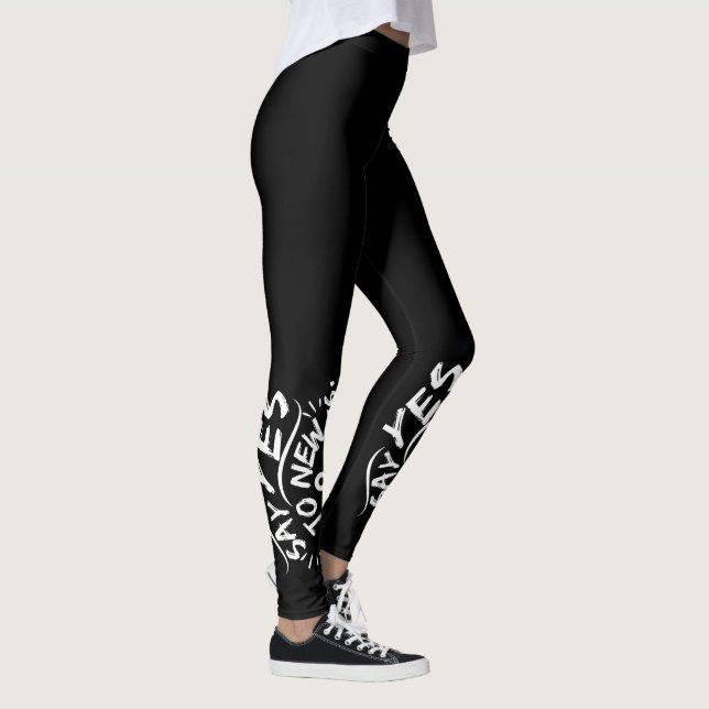 Leggings Di Sí a Nuevas Experiencias (Texto Blanco) (Derecha)