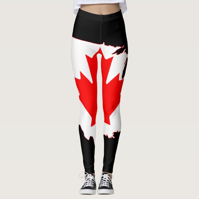 Leggings Día de Canadá (Anverso)