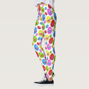 Leggings Día de fiesta lindo del modelo de los huevos de