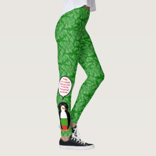 Leggings Día de la Bandera Búlgara Sra. Pingüino Hablando