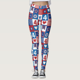 Leggings Día de la Independencia 4 de julio de 2023 Estados