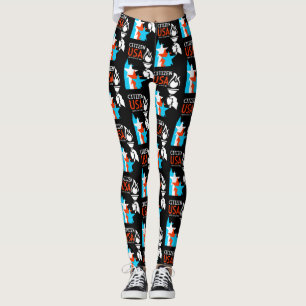 Leggings Día de la Independencia de Estados Unidos