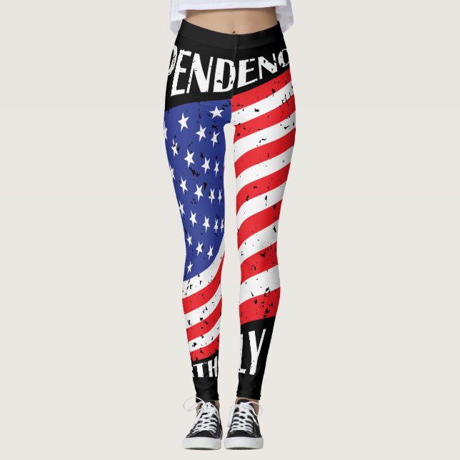 Leggings Día de la Independencia y cuarto julio de 2017 (Anverso)