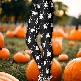 Leggings Día de las Brujas Araña Truco o Trato Fiesta Diver