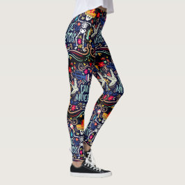 Leggings Día De Los Muertos Día De Halloween Muertos