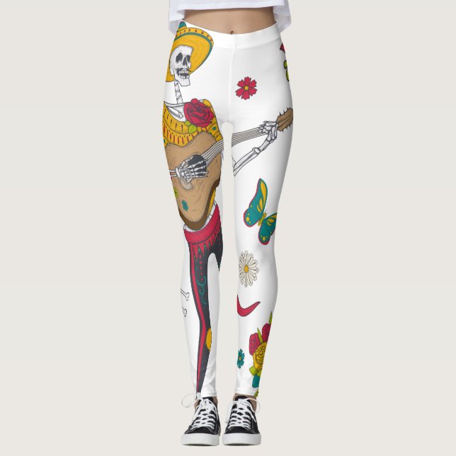 Leggings DIA DE LOS MUERTOS, Leggencias (Anverso)