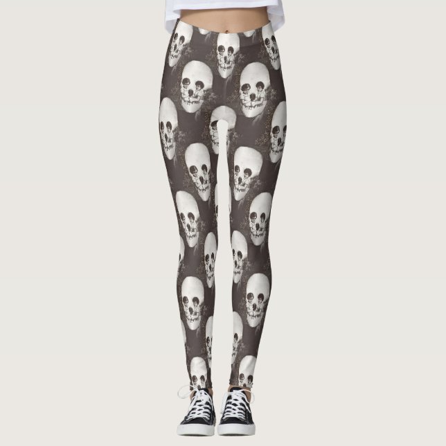Leggings dia de los muertos skull (Anverso)