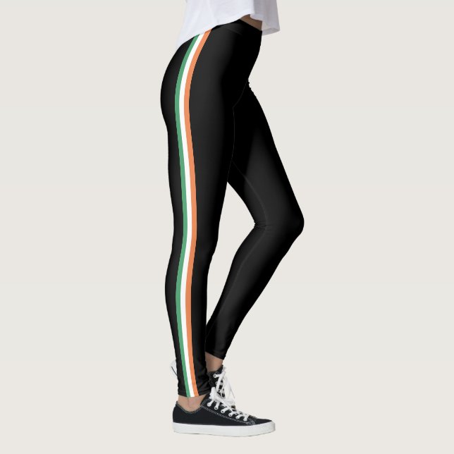 Leggings Día de San Paddy. Bandera de Irlanda. (Derecha)