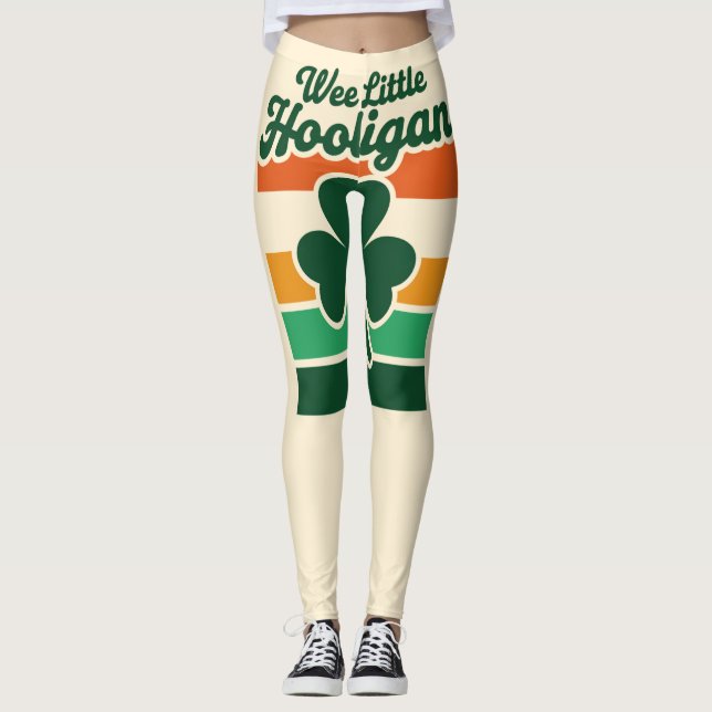 Leggings Día de San Patricio fue gracioso (Anverso)