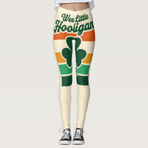 Leggings Día de San Patricio Pequeño Duende Divertido 