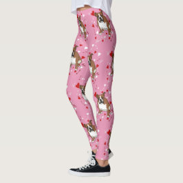 Leggings Día de San Valentín de Bulldog en inglés