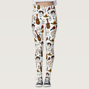 Leggings día del doodle muerto
