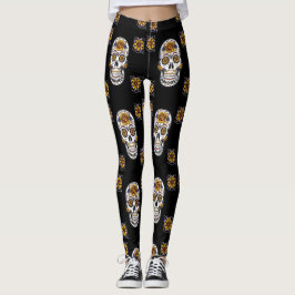 Leggings Día del patrón muerto
