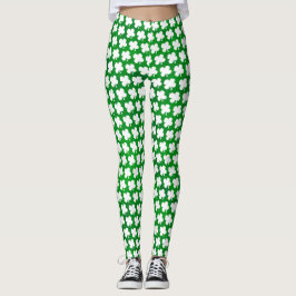 Leggings Día del St. Patricks del trébol del trébol de