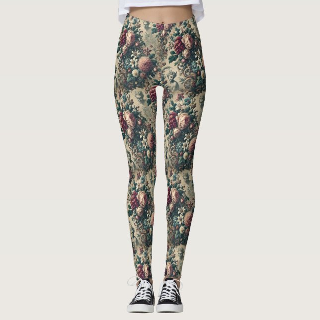 Leggings Diablos de Dandy - Victoriano gótico (Anverso)
