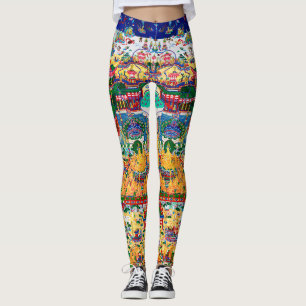 Leggings Diagrama Cósmico Mandala para Meditación