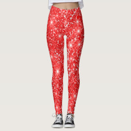 Leggings Diamante Gemas Blancas Rojas Sparkly Sequly Diamon