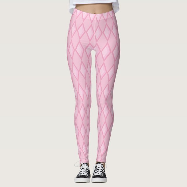 Leggings Diamante rosa (Anverso)