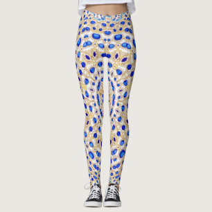 Leggings Diamantes azules